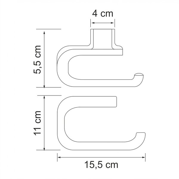 Держатель туалетной бумаги WasserKRAFT Kammel K-8300WHITE K-8396WHITE