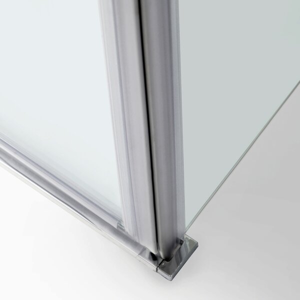 Душевой уголок WasserKRAFT AllerBLACK MATT  10H10RBLACK MATT 120х100 профиль хром/черный