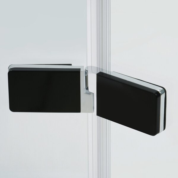 Душевой уголок WasserKRAFT AllerBLACK MATT 10H10LBLACK MATT 120х100 профиль хром/черный