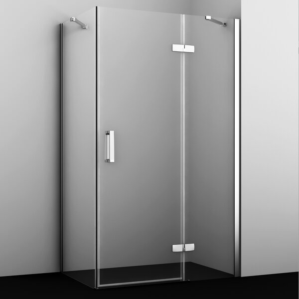 Душевой уголок WasserKRAFT AllerWHITE 10H06RWHITE 120х80 профиль хром/белый
