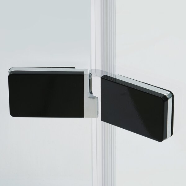 Душевой уголок WasserKRAFT AllerBLACK 10H07LBLACK 120х90 профиль хром/черный