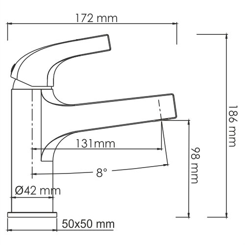 Смеситель для раковины WasserKRAFT Sauer 7103 золотой