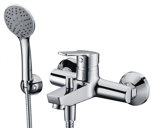 Смеситель для ванны с душем WasserKRAFT Rhin 4400 4401 хром