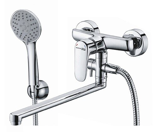 Смеситель для ванны с душем WasserKRAFT Vils 5600 5602L хром