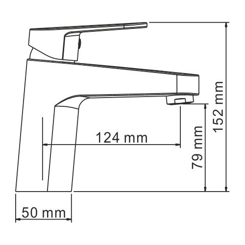 Смеситель для раковины WasserKRAFT Donau 5300 5303 хром