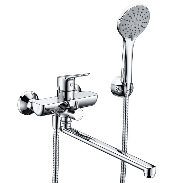 Смеситель для ванны с душем WasserKRAFT Lippe 4500 4502L хром