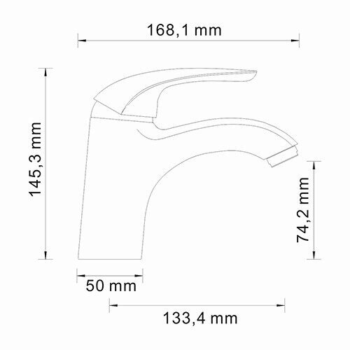 Смеситель для раковины WasserKRAFT Rossel 2800 2803 хром