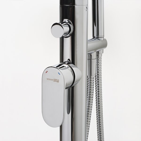 Смеситель для ванны напольный WasserKRAFT Dinkel 5800 5821 хром
