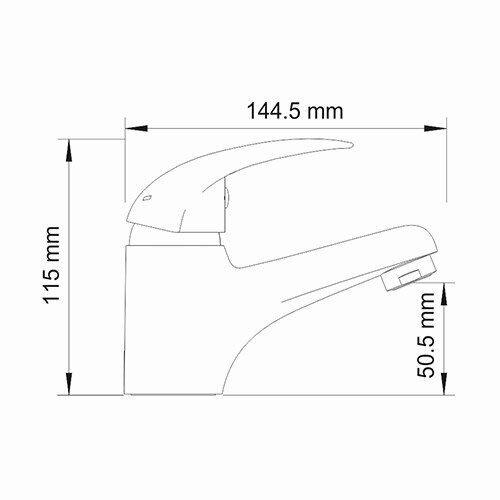 Смеситель для раковины WasserKRAFT Isen 2600 2603 хром