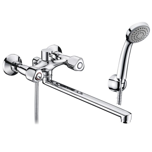 Смеситель для ванны с душем WasserKRAFT Amper 2900 2902L хром