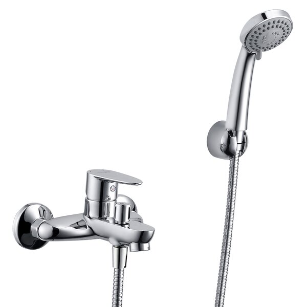 Смеситель для ванны с душем WasserKRAFT Leine 3500 3501 хром