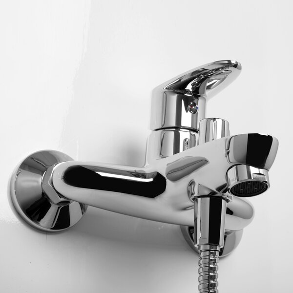 Смеситель для ванны с душем WasserKRAFT Leine 3500 3501 хром