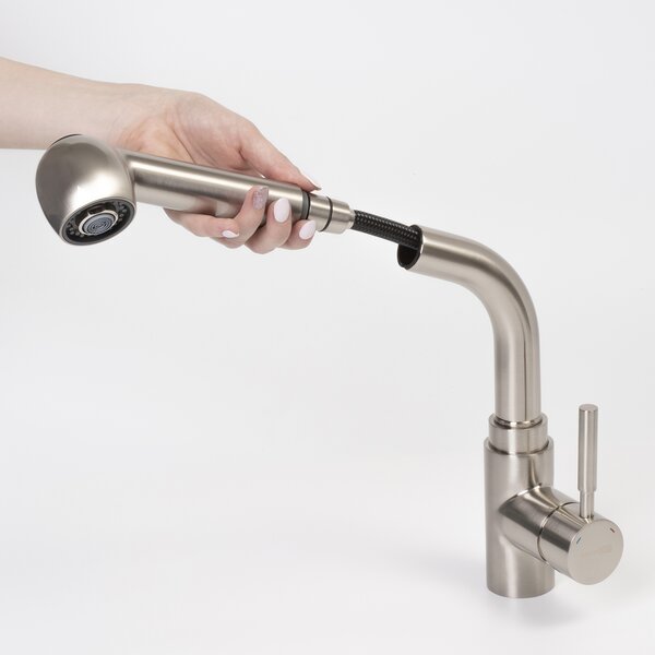 Смеситель для кухонной мойки WasserKRAFT Wern 4200 4266 матовый хром