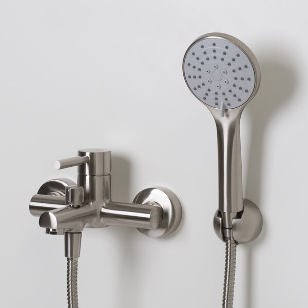 Смеситель для ванны с душем WasserKRAFT Wern 4200 4201 матовый хром