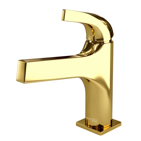 Смеситель для раковины WasserKRAFT Sauer 7103 золотой