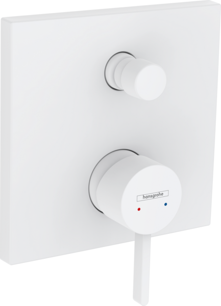 Смеситель для ванны Hansgrohe Finoris 76415700 скрытого монтажа, матовый белый