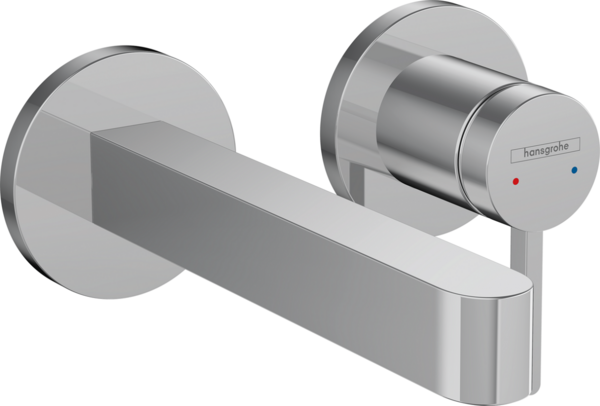 Смеситель для раковины Hansgrohe Finoris 76051000 скрытого монтажа с изливом 16,8 см, хром