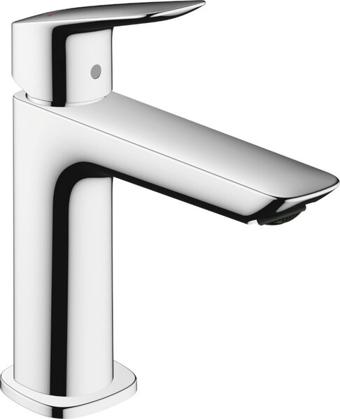 Смеситель для раковины Hansgrohe Logis 110 Fine, без сливного гарнитура 71253000, хром