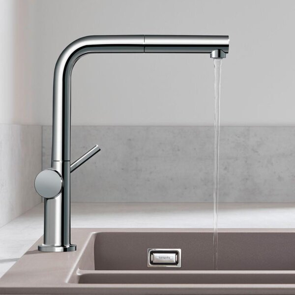 Кухонный смеситель 270 с вытяжным изливом 1 jet Hansgrohe Talis M54 Sbox 72809000