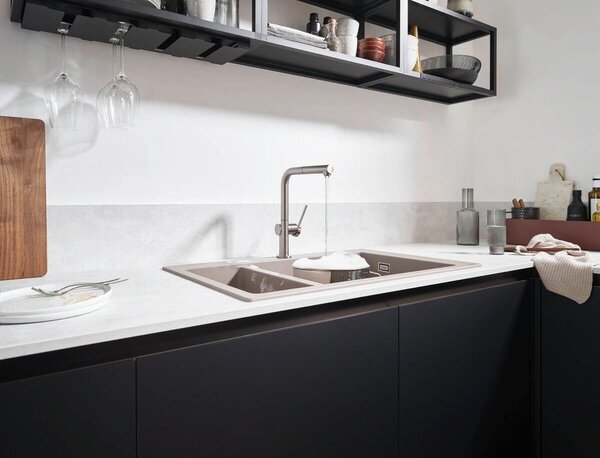 Кухонный смеситель 270 с вытяжным изливом 1 jet Hansgrohe Talis M54 Sbox 72809000
