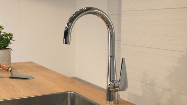 Кухонный смеситель 220, 1jet Hansgrohe 72814000, хром