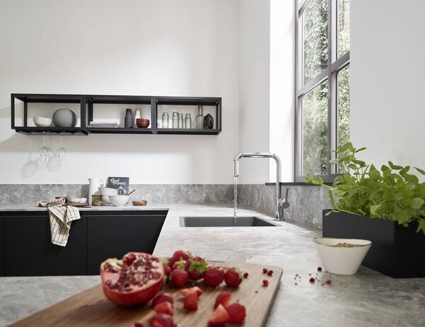 Кухонный смеситель U 220, 1jet Hansgrohe 72806000, хром