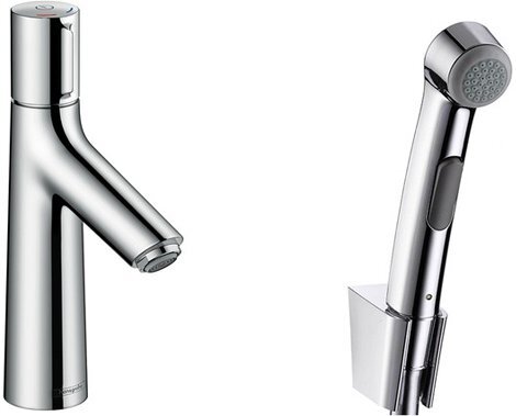 Смеситель Hansgrohe Talis Select S 72291000 для раковины с гигиеническим душем, хром