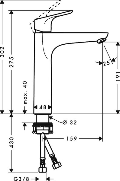 Смеситель Hansgrohe Focus 31518000, хром