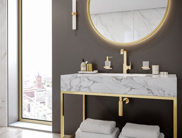 Смеситель Hansgrohe Metropol 32511990 для раковины полированное золото