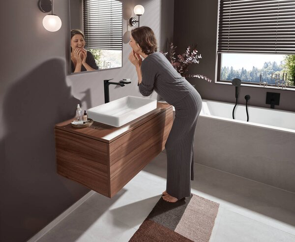 Смеситель Hansgrohe Vivenis 75040670 для раковины, матовый черный