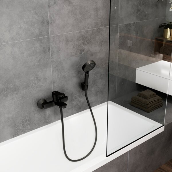 Смеситель для ванны Hansgrohe Vernis Blend ВМ 71440670 черный