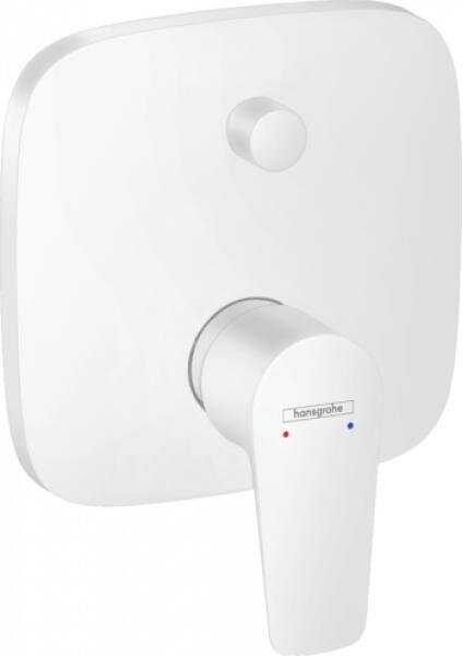 Смеситель для ванны с душем Hansgrohe Talis E 71474700, белый матовый