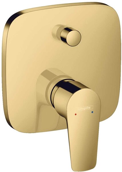 Смеситель Hansgrohe Talis E 71745990 для ванны и душа полированное золото