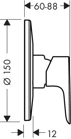 Смеситель для душа Hansgrohe Talis E 71766000