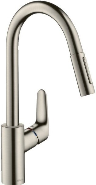 Смеситель для кухни Hansgrohe Focus 31815800, цвет сталь