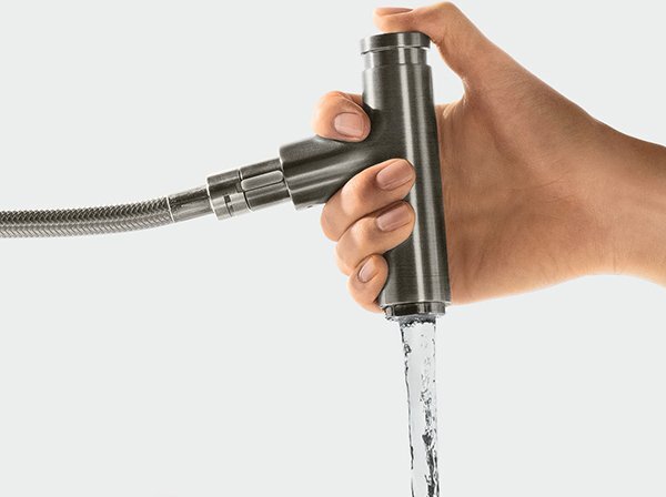 Смеситель для кухни Hansgrohe Metris Select 14884800, цвет сталь