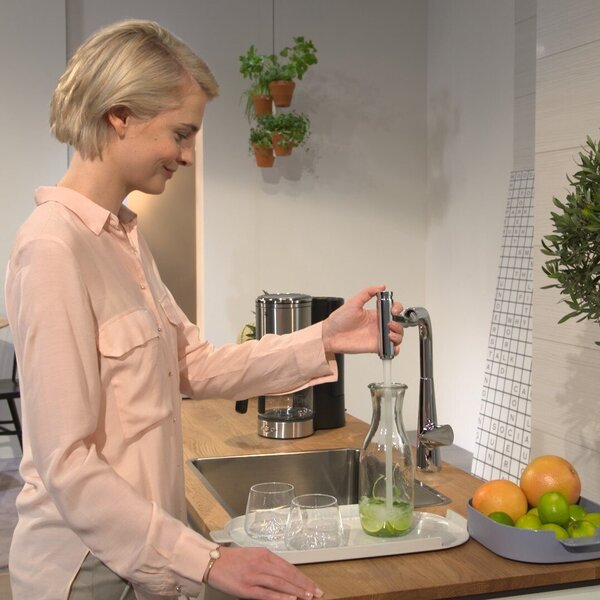 Смеситель для кухни Hansgrohe Talis Select S 300 сталь 72821800