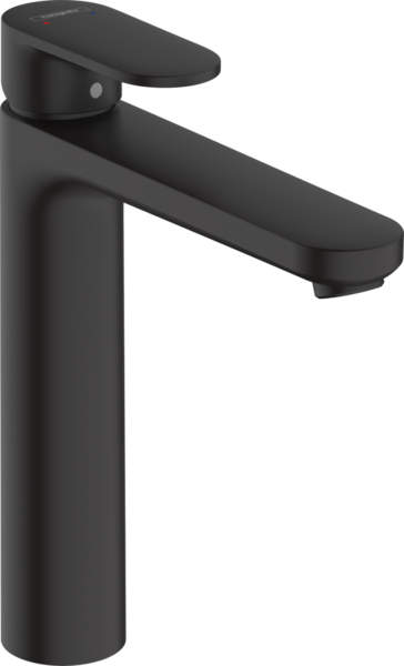 Смеситель для раковины 230 Vernis Blend Hansgrohe 71552670, со сливной гарнитурой, матовый черный