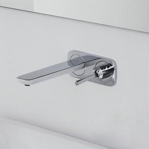 Смеситель для раковины Hansgrohe PuraVida 15085400 излив 225 мм, белый/хром
