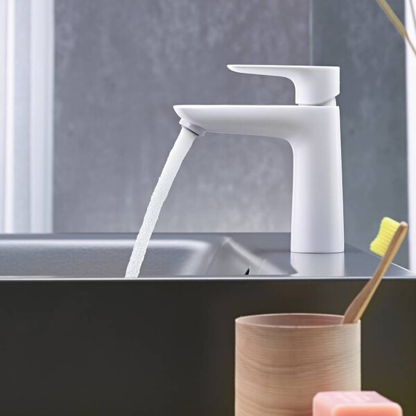Смеситель для раковины Hansgrohe Talis E 71712700 белый матовый