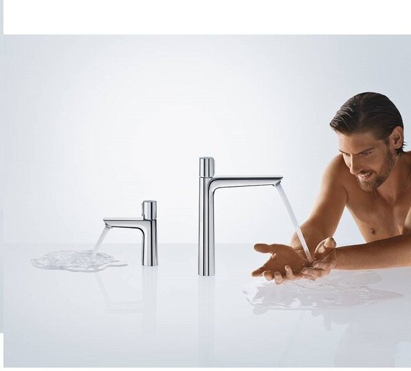 Смеситель Hansgrohe Talis Select E 71752000 раковины высокий со сливным гарнитуром