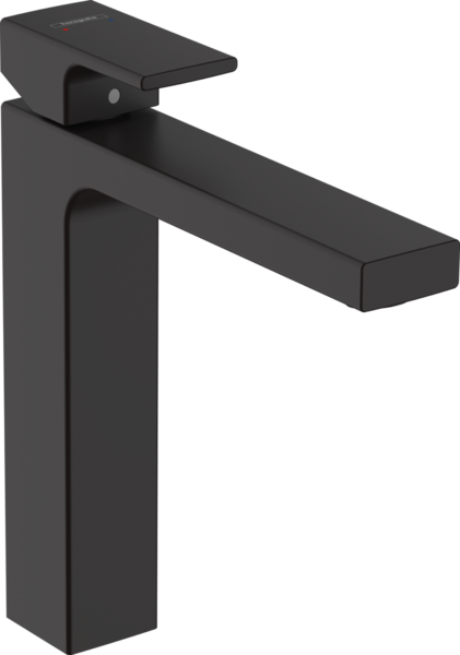 Смеситель для раковины Hansgrohe Vernis Shape 71591670 матовый черный