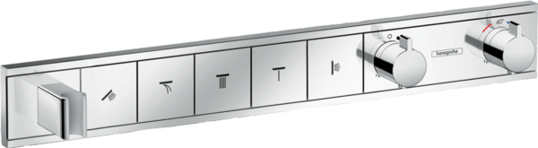 Термостат Hansgrohe RainSelect 15358000 для 5 потребителей, хром