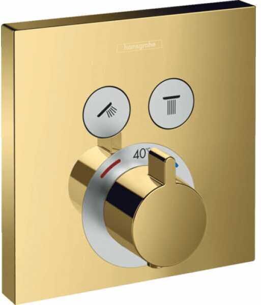 Термостат для ванны Hansgrohe ShowerSelect 15763990 на 2 потребителя