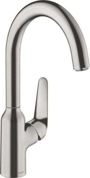 Кухонный смеситель 220, 1jet Hansgrohe 71802800, под сталь