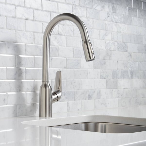 Кухонный смеситель 220, с вытяжным душем, 2jet Hansgrohe 71800800, под сталь