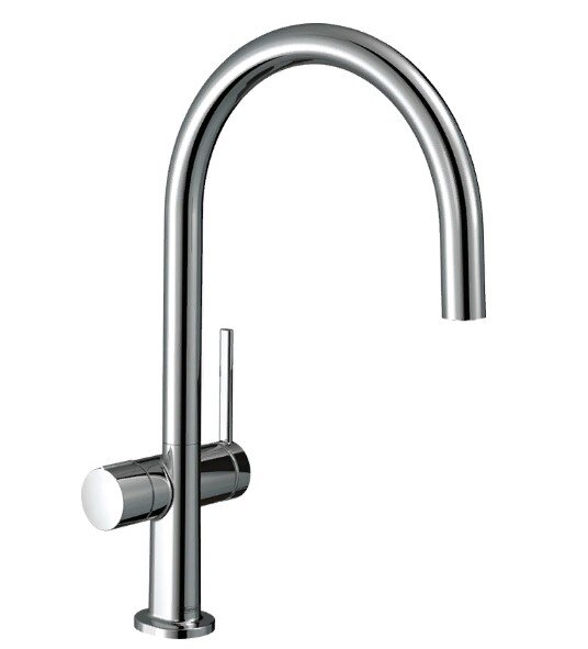 Кухонный смеситель 220, с запорным вентилем, 1jet Hansgrohe 72805000, хром