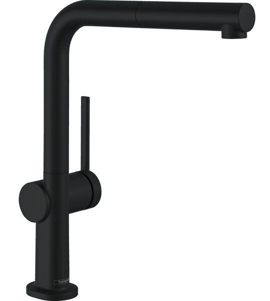 Кухонный смеситель 270, с вытяжным изливом, 1jet, sBox Hansgrohe 72809670, матовый черный