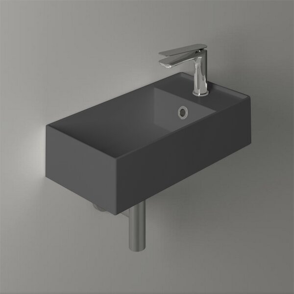 Раковина Simas Agile AG50 antracite  matt*1 50х27х13, антрацит матовый