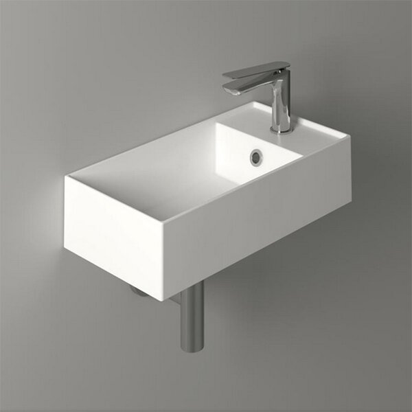 Раковина Simas Agile AG50 bi matt*1 50х27х13, белый матовый